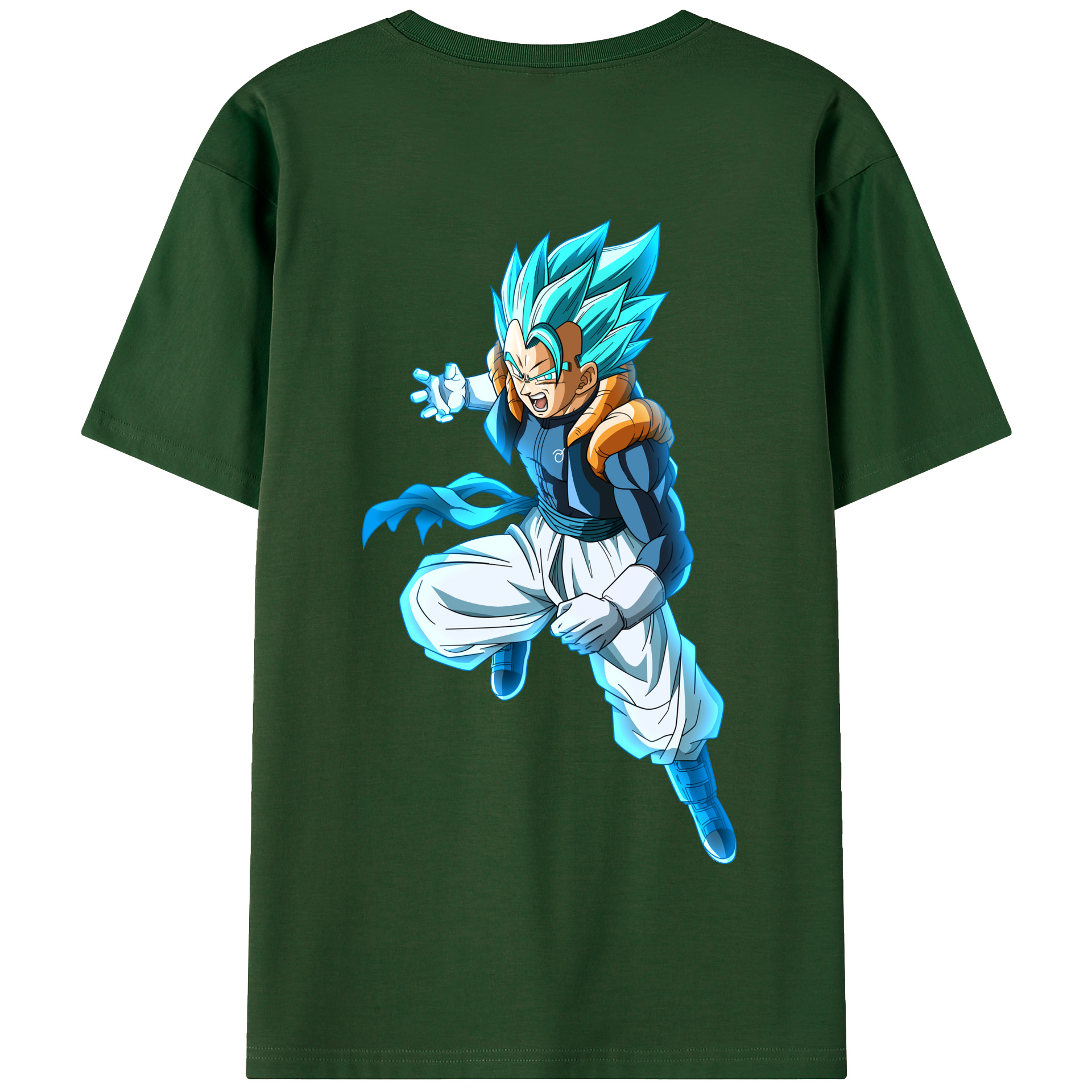 （画像用） ドラゴンボール ベジータ四世（Bejīta Yonsei）DRAGON BALL Vegeta IV 綿100％半袖Tシャツ（背面プリント）